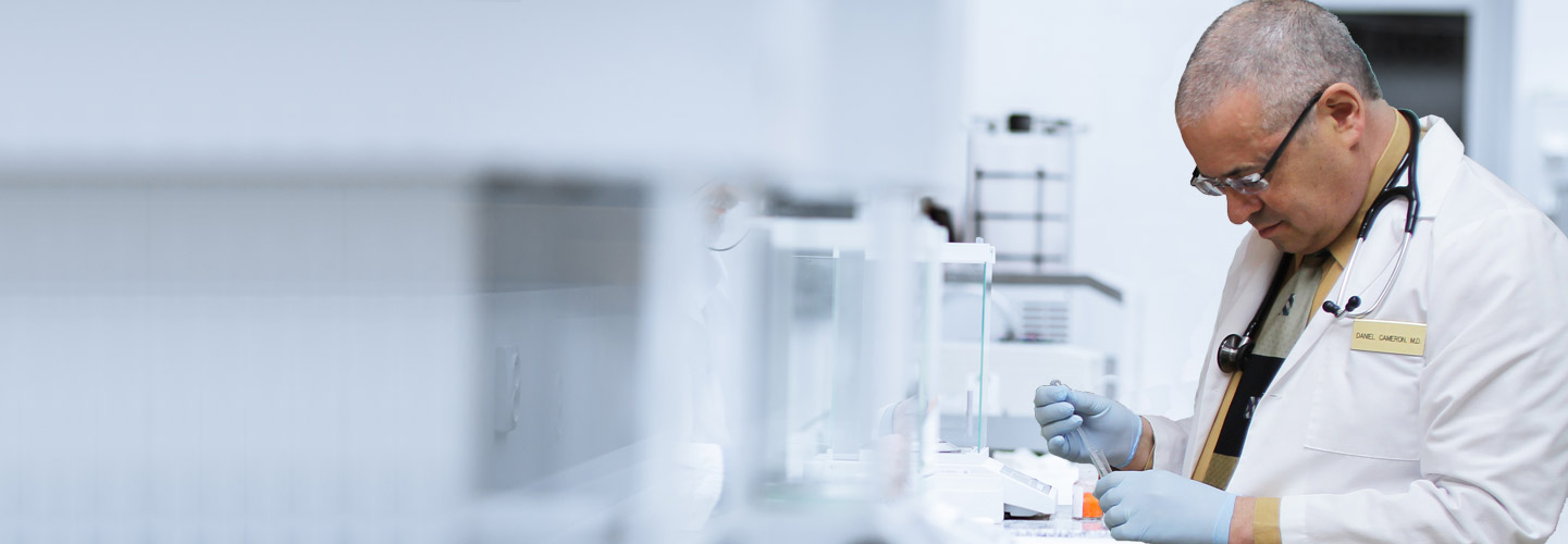 Dr. Daniel Cameron, a leader for his expertise in the diagnosis and