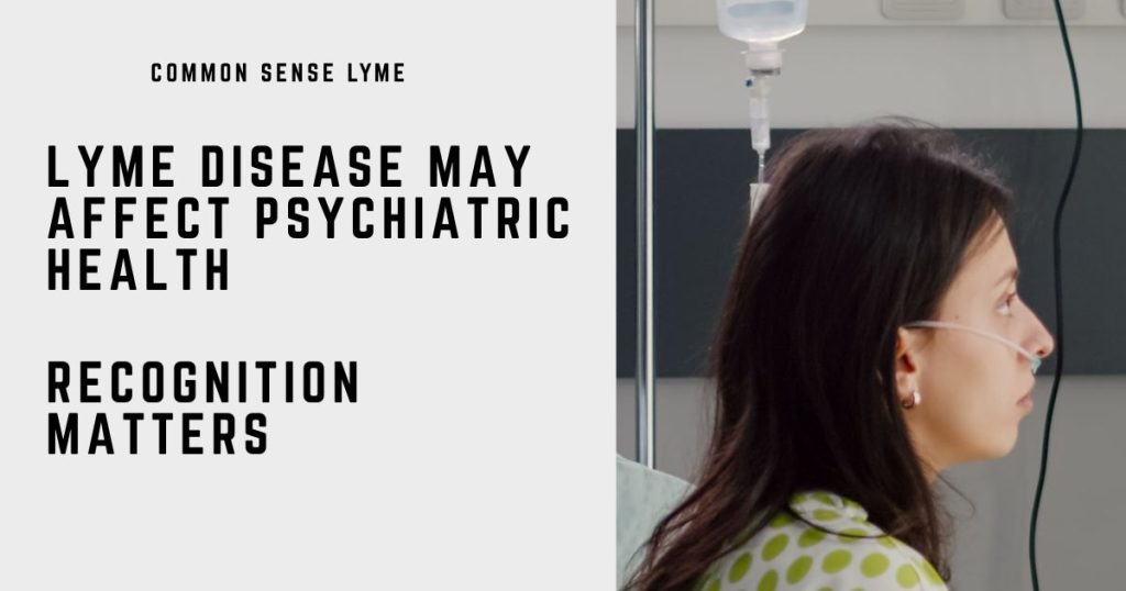 Lyme disease may affect psychiatric health