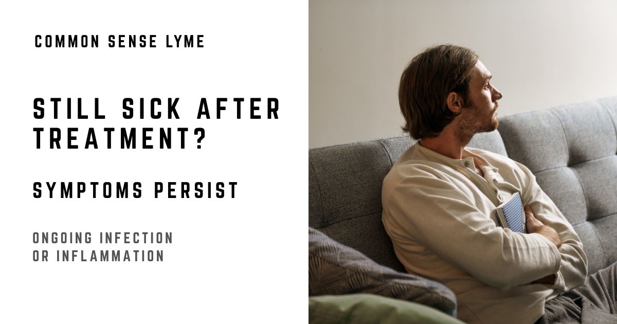 Patient struggling with fatigue after Lyme disease treatment