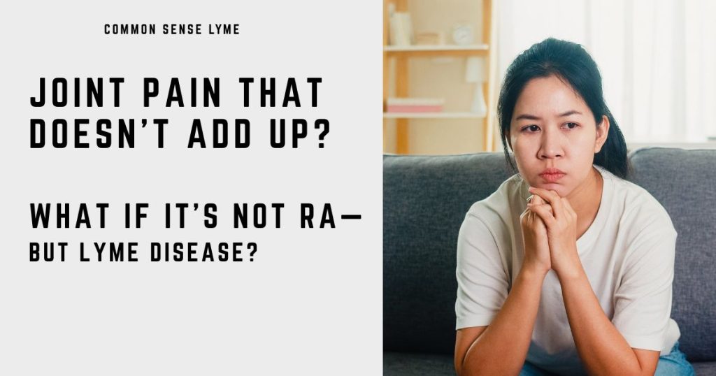 JOINT PAIN THAT DOESN’T ADD UP
