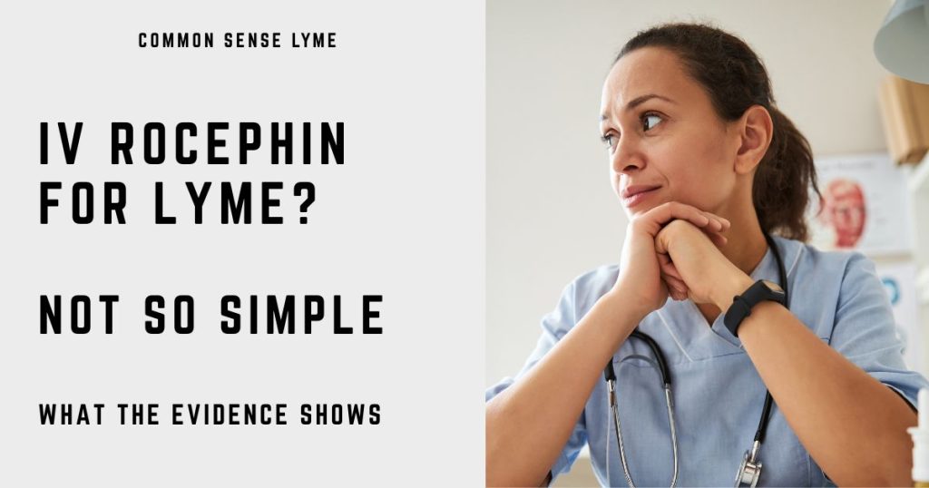 IV ROCEPHIN FOR LYME