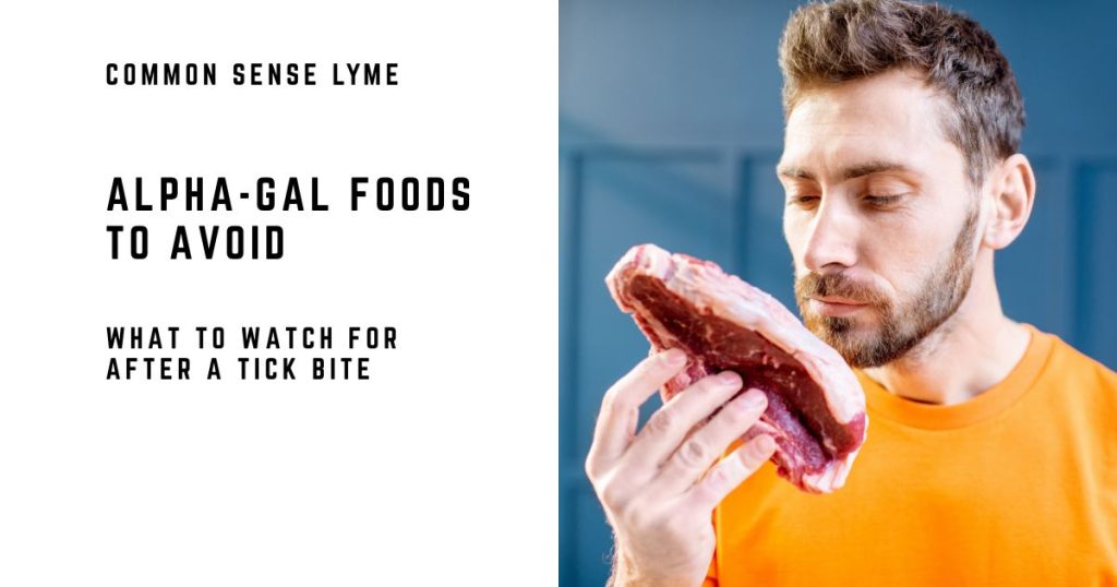 ALPHA-GAL FOODS TO AVOID