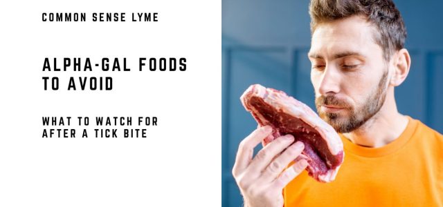 ALPHA-GAL FOODS TO AVOID