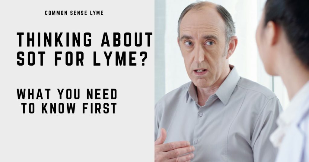 SOT FOR LYME DISEASE