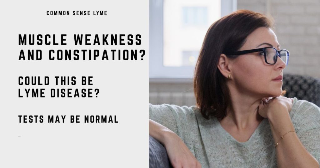 MUSCLE WEAKNESS AND CONSTIPATION