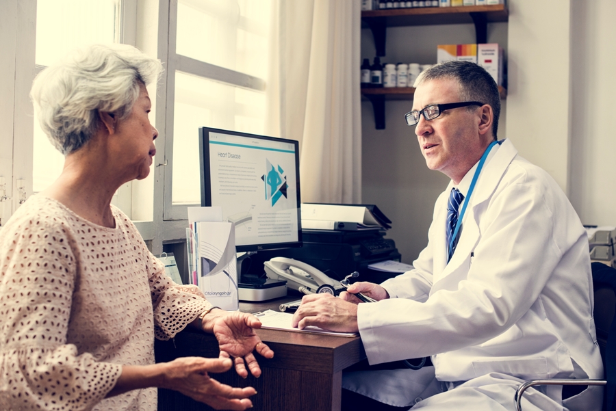 patient with doctor