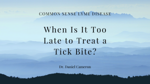 too late to treat a tick bite