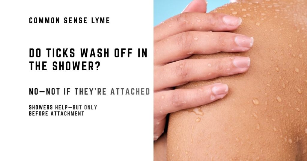Do Ticks Wash Off in the Shower?