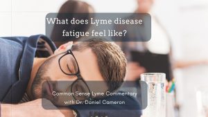 What does Lyme disease fatigue feel like?