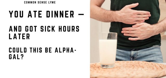 YOU ATE DINNER — AND GOT SICK HOURS LATER