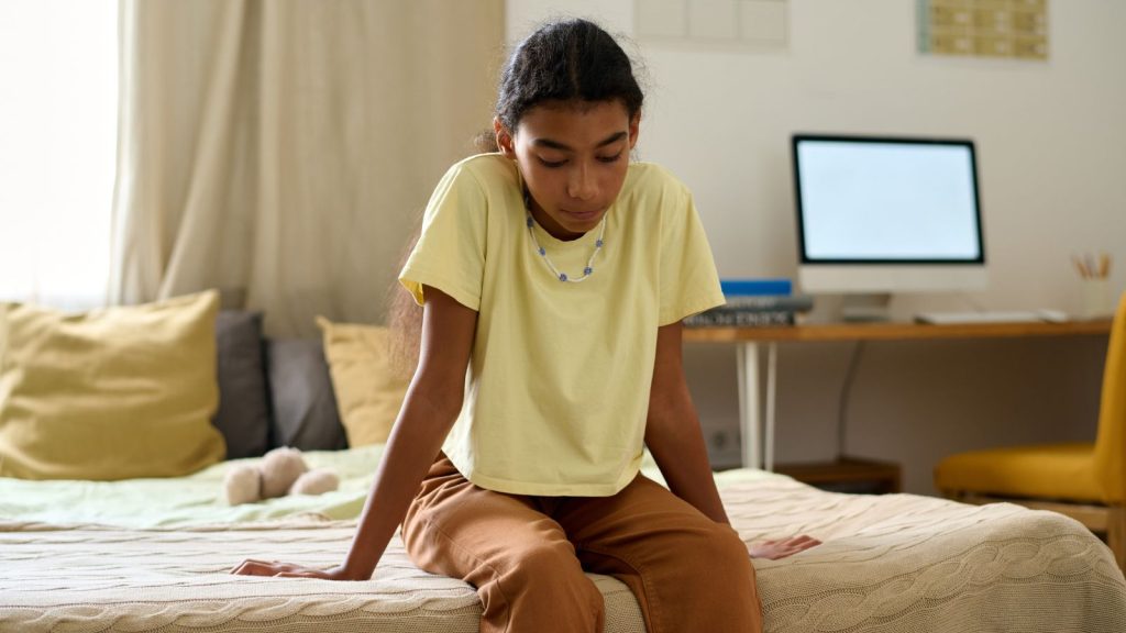 child experiencing dizziness and fatigue from POTS in Lyme disease