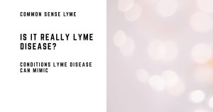 IS IT REALLY LYME DISEASE