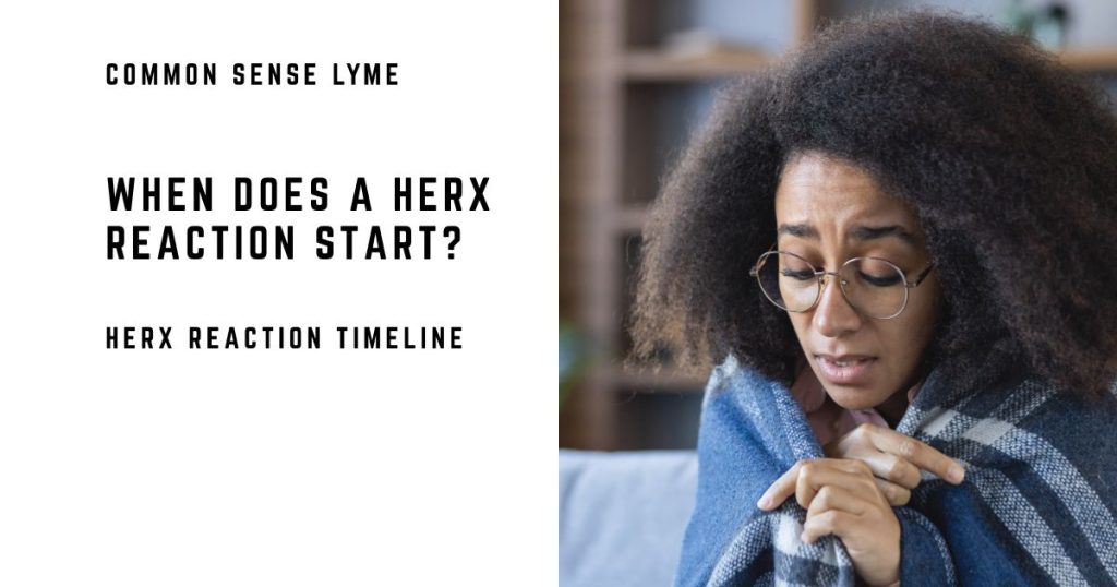 WHEN DOES A HERX REACTION START