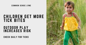 Children get more tick bites